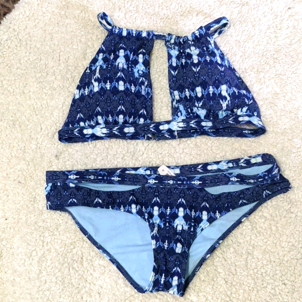 Adore Me 2 piece swimsuit blue